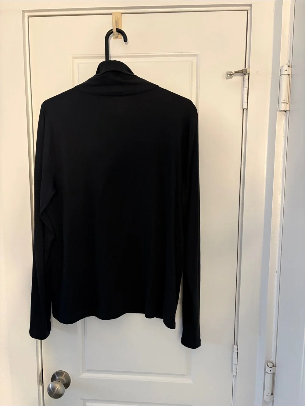 J. Crew Black Long-Sleeve Turtleneck Tee